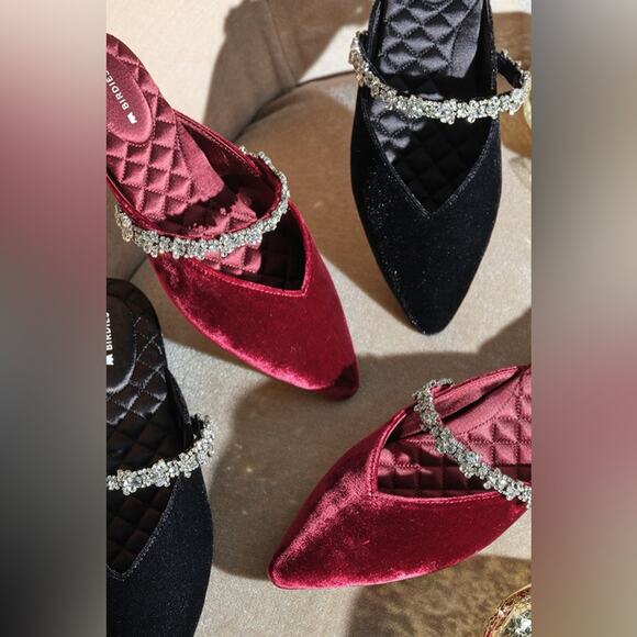 Birdies The Swan - Wine Gem Bracelet Size 7 - Picture 4 of 15